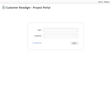 Tablet Screenshot of payments.customerparadigm.com